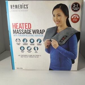 Homedics Gray Heated Massage Wrap